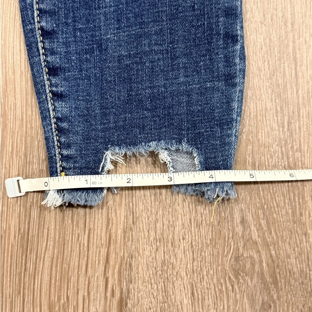 INC International Concepts Women's Madison Skinny Distressed Ankle Jeans Size 12 - Picture 8 of 9